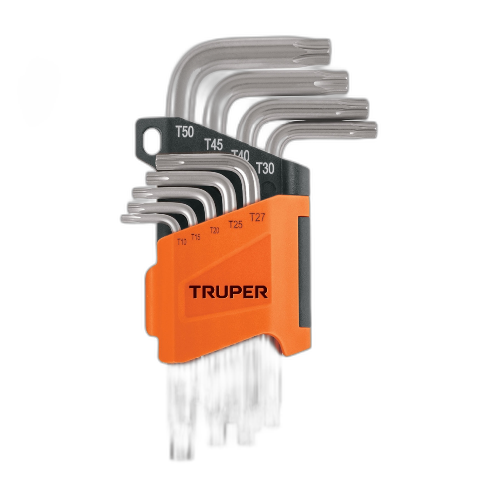 JUEGO DE LLAVES TORX, 9 PZAS