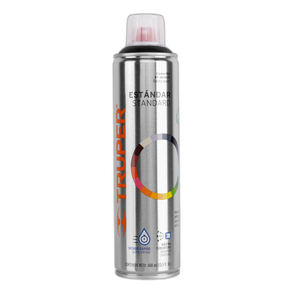 PINTURA (ESMALTE ACRILICO) EN AEROSOL, NEGRO MATE