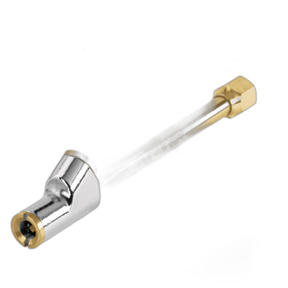 VALVULA INFLADOR CABEZA DOBLE CUERDA 1/4 NPT