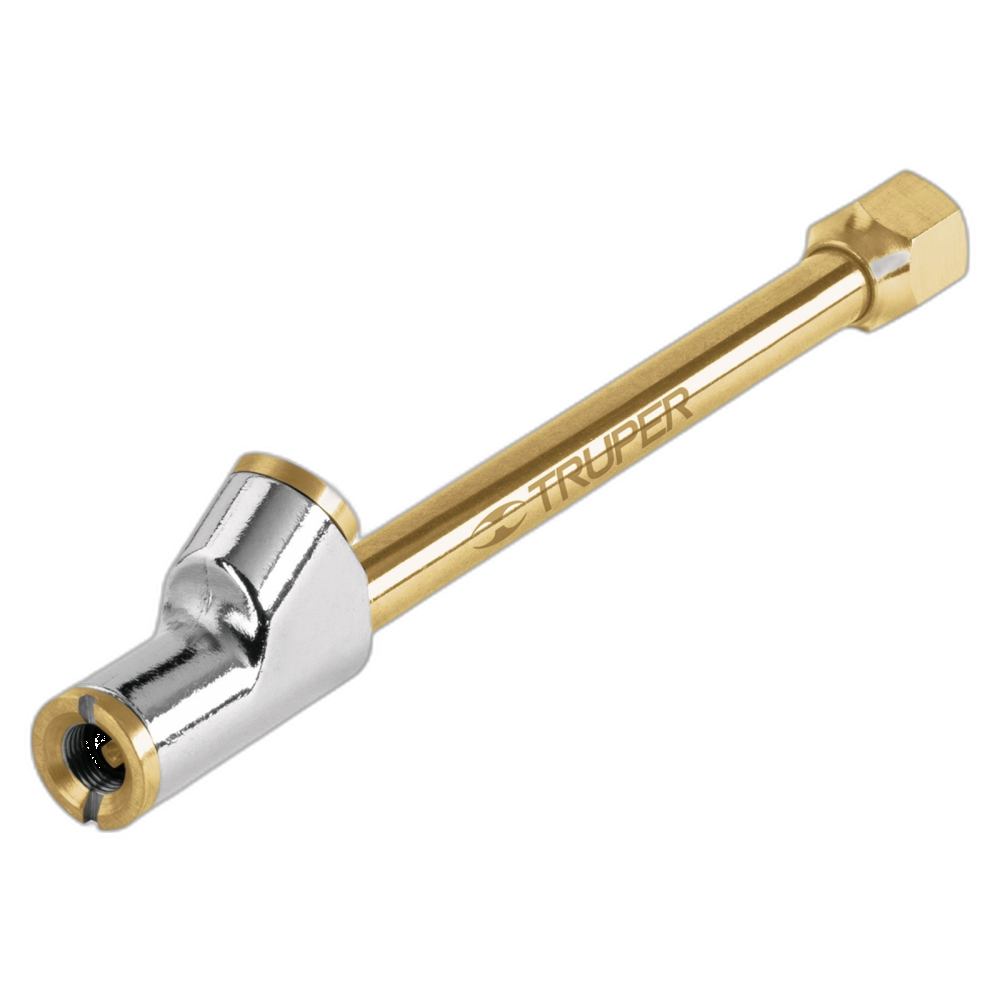 VALVULA INFLADOR CABEZA DOBLE CUERDA 1/4 NPT