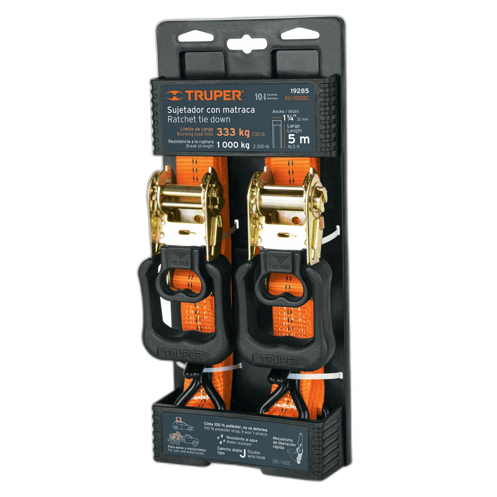 SUJETADORES , 2 PIEZAS TRUPER HERRAMIENTAS