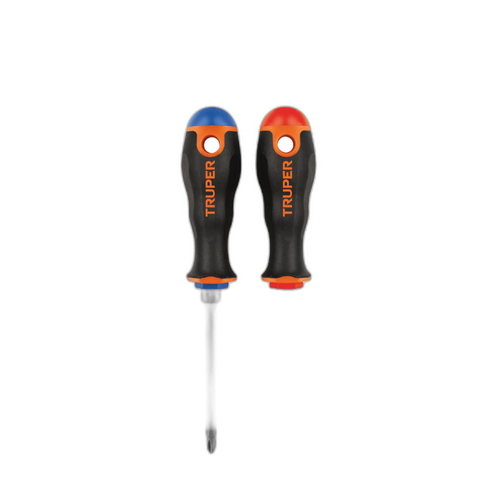 JUEGO DE DESARMADORES 1/4X4 MANGO COMFORT