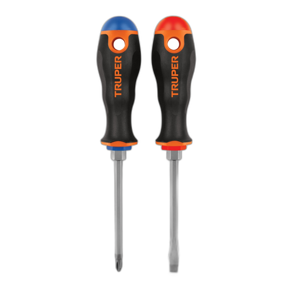 JUEGO DE DESARMADORES 1/4X4 MANGO COMFORT