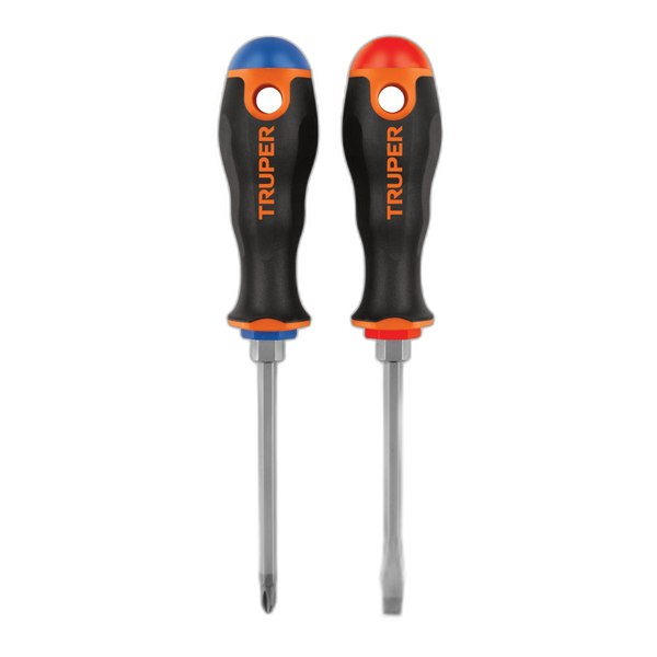 JUEGO DE DESARMADORES 1/4X4 MANGO COMFORT