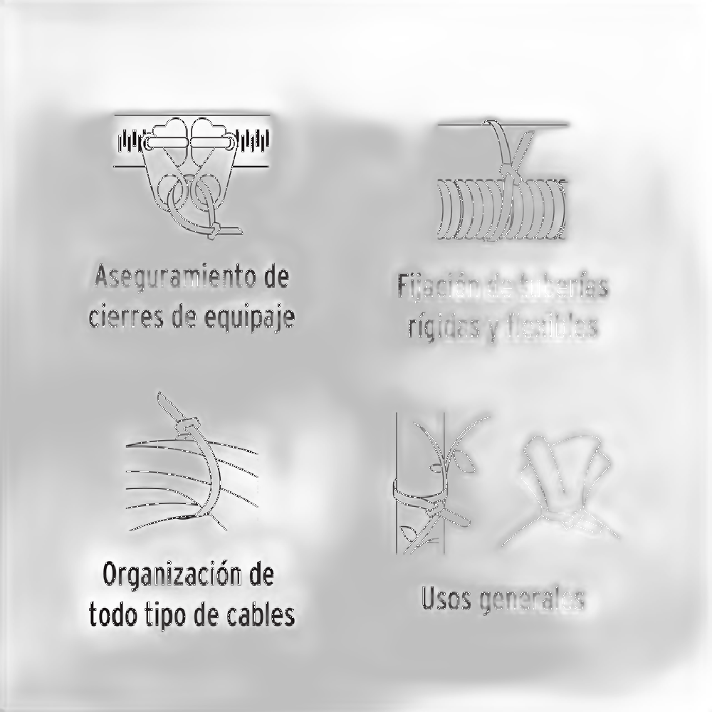 CINCHO PLASTICO 175 LBS 450MM