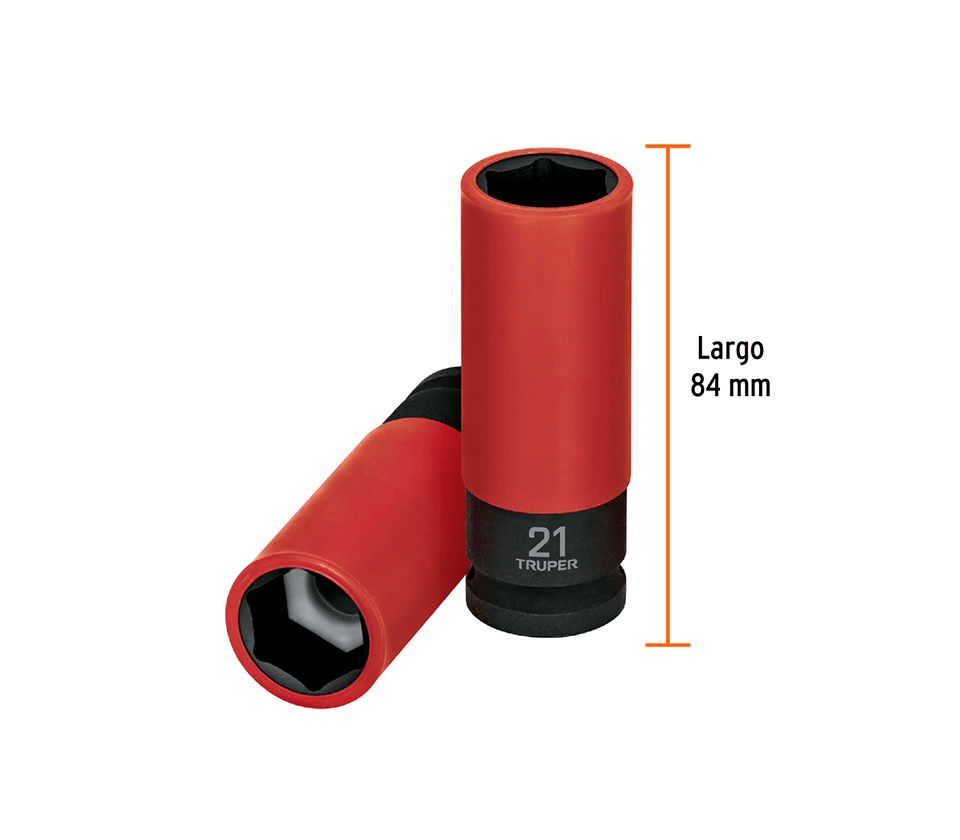 DADO LARGO IMPACTO 21 MM