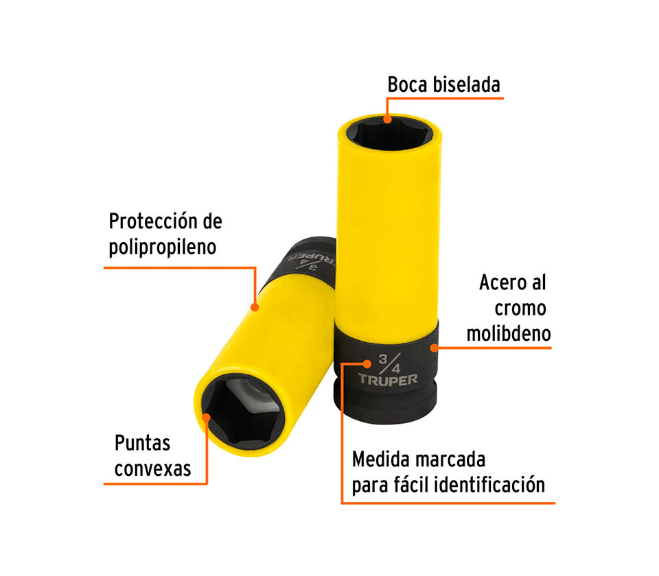 DADO LARGO IMPACTO 3/4