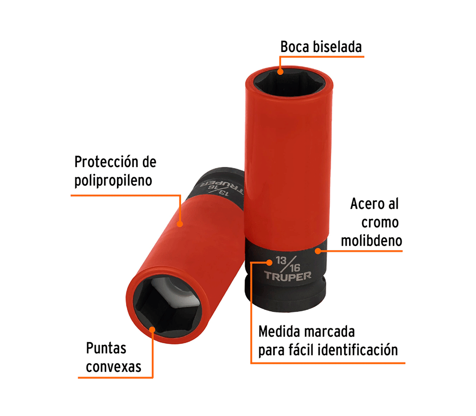 DADO LARGO IMPACTO 13/16
