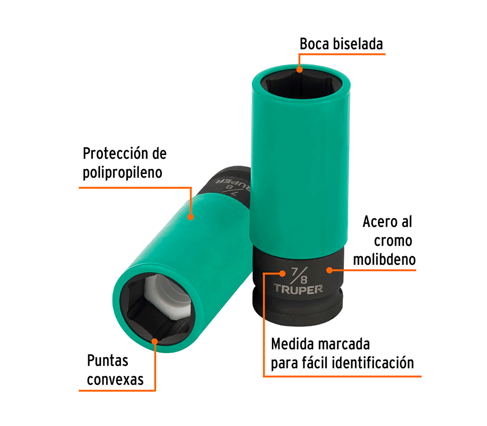 DADO LARGO IMPACTO 7/8