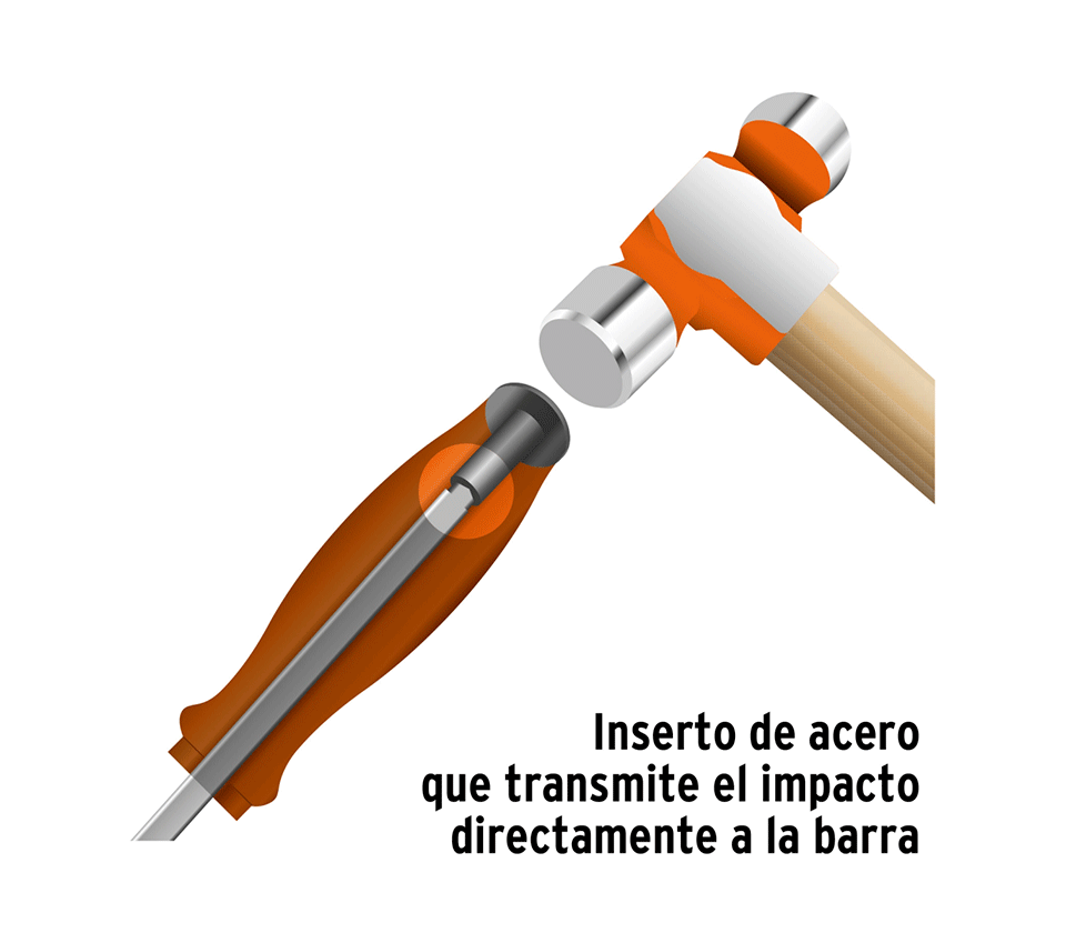 BAPA-18 BARRA DE PALANCA DE ACERO 18