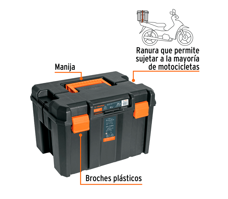 CAJA DE HERRAMIENTAS PROFUNDA DE 17X12, TRUPER