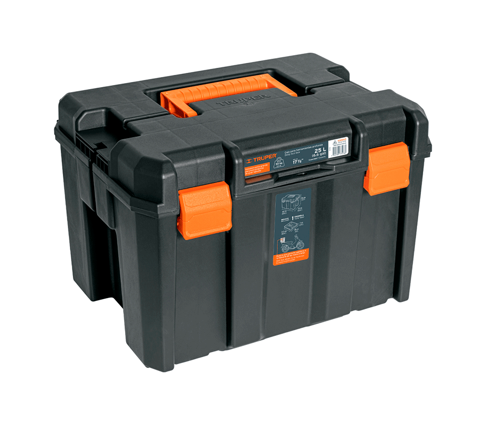 CAJA DE HERRAMIENTAS PROFUNDA DE 17X12, TRUPER