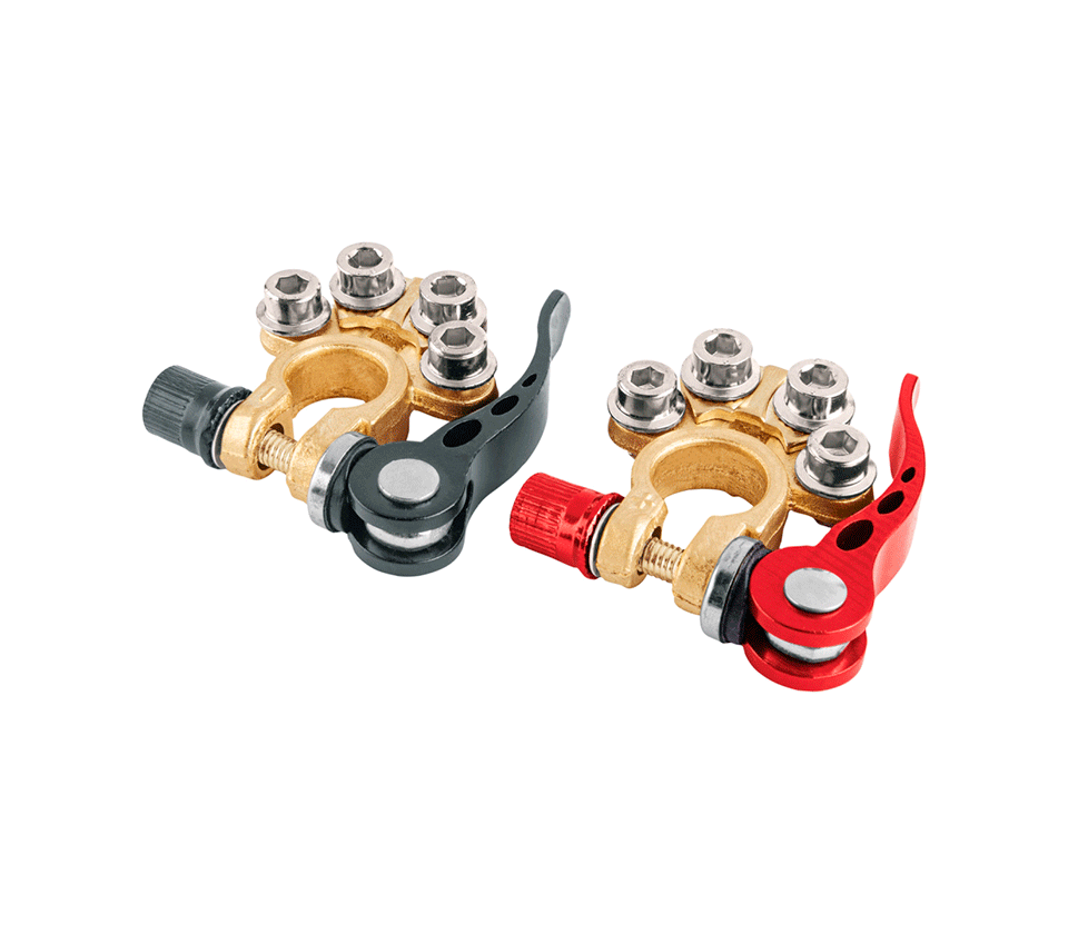 BLISTER 2 TERMINALES PARA BATERIA DESCONEXION RAPIDA, TRUPER