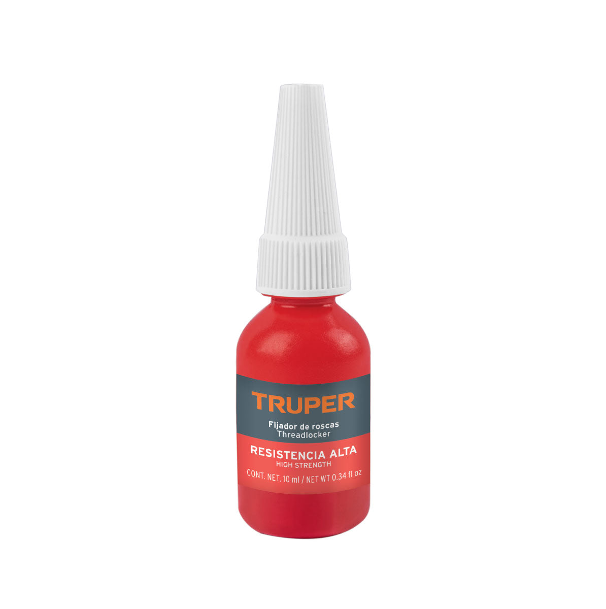 FIJADOR DE ROSCAS PERMANENTE 10ml ROJO TRUPER