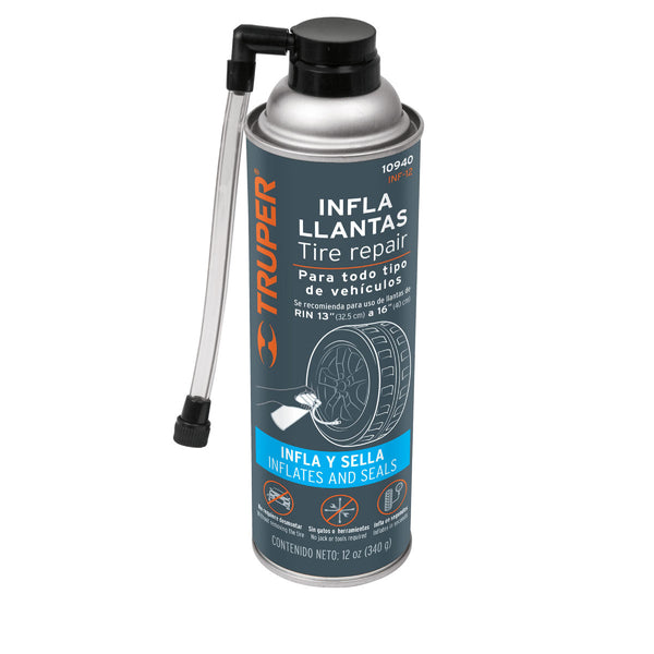 INFLADOR DE LLANTAS, 12 OZ