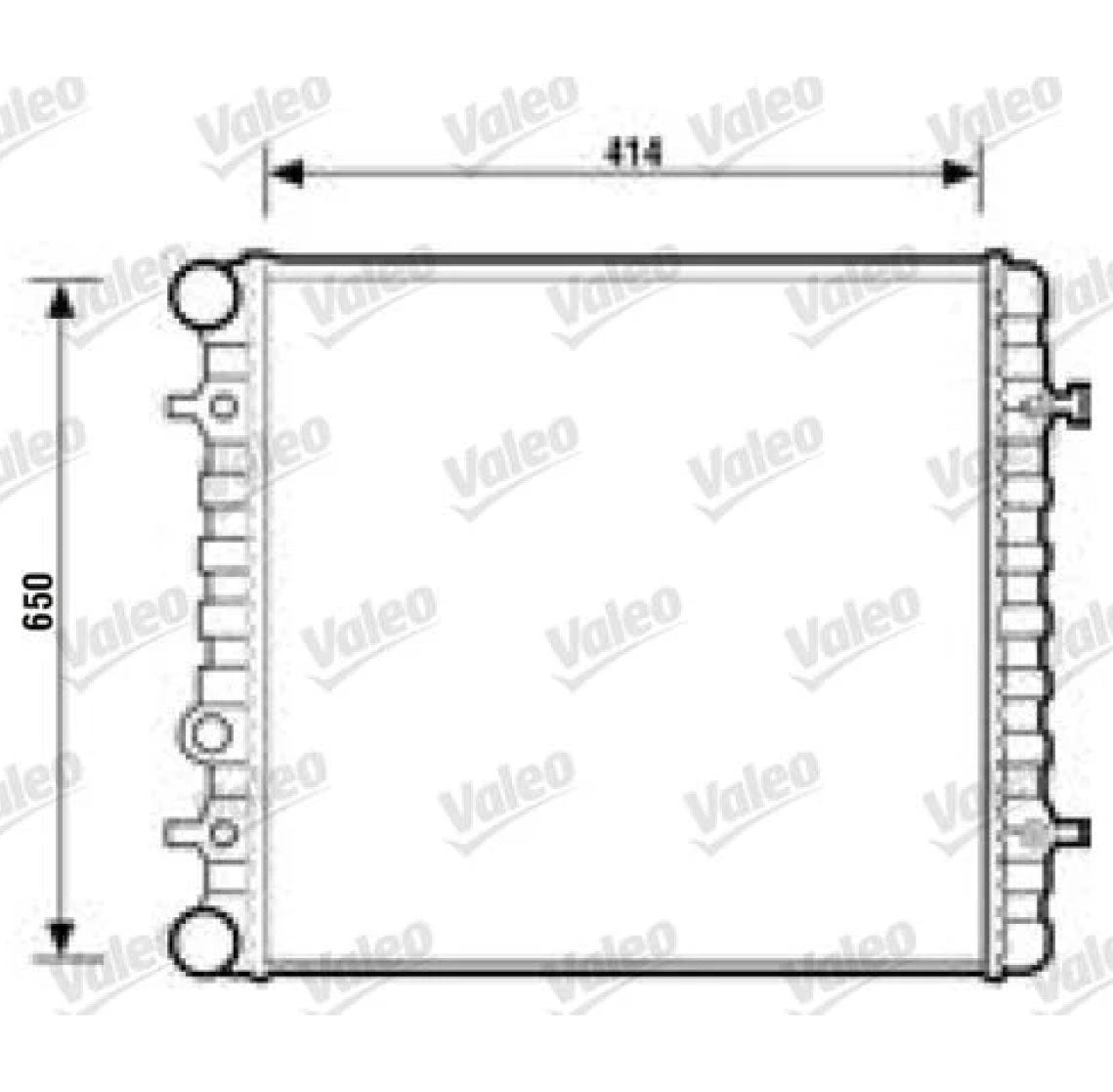 RADIADOR VW GOLF JETTA A4 1999-2003 (T/MAN/AUT) CON/SIN A.A.