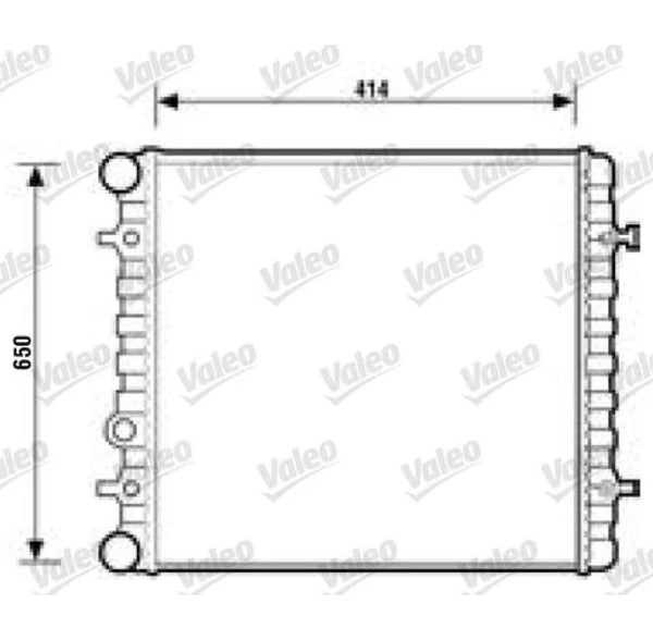 RADIADOR VW GOLF JETTA A4 1999-2003 (T/MAN/AUT) CON/SIN A.A.