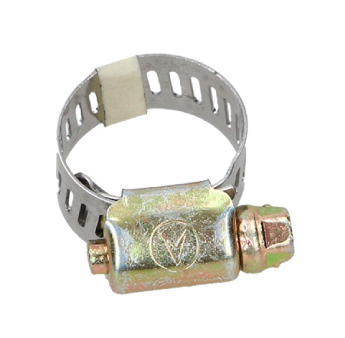 ABRAZADERA 1/2 ANCHO SINFIN DORADA RANGO DE APERTURA MINMO 11 MM MAXIMO 20 MM