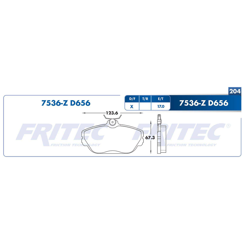 BALATA DELANTERA FORD WINDSTAR 95-98