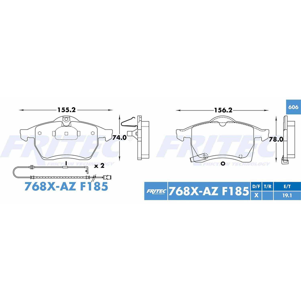 BALATA DELANTERA CHEVROLET ASTRA 00-07