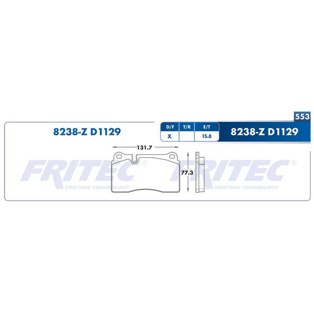 BALATA DELANTERA VW TOUAREG 06-018