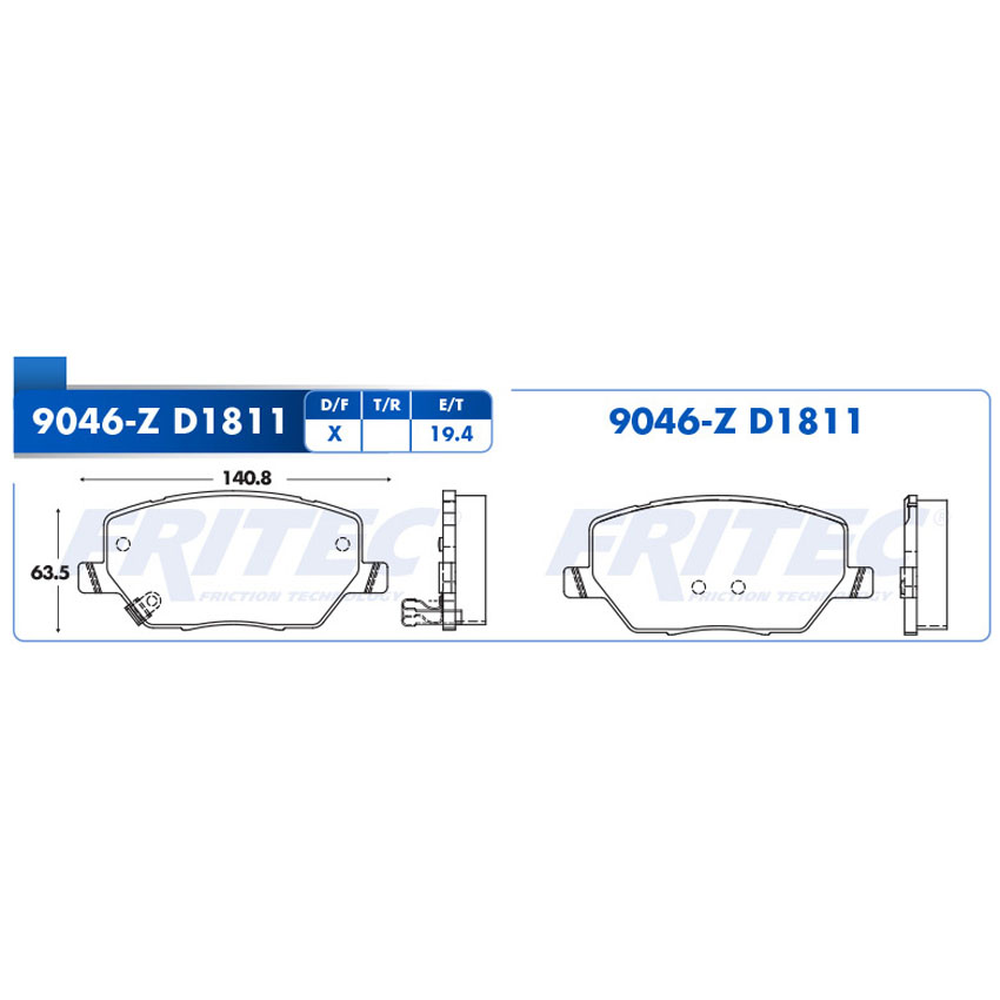 BALATA DELANTERA COMPASS 018-022, RENEGADE 017-022, FIAT 500X 016-018