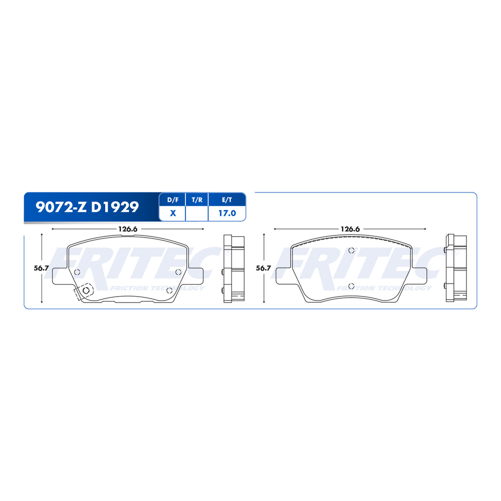 BALATA DELANTERA CHEVROLET CRUZE 016-019, VOLT 016-019