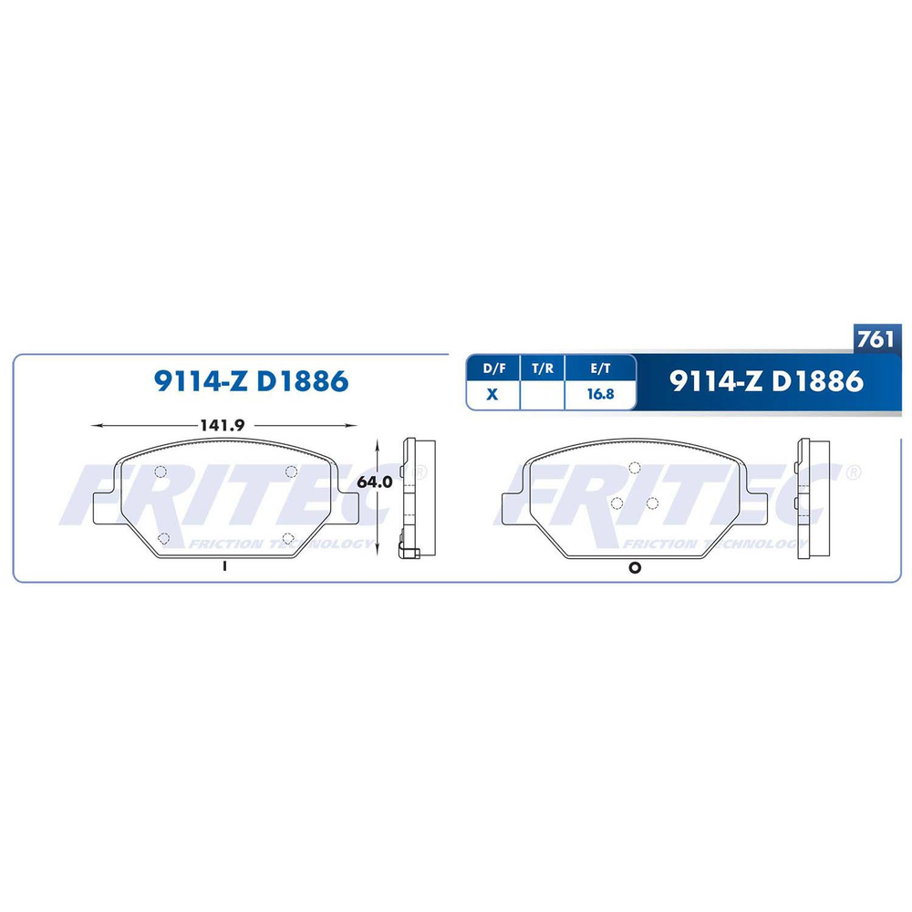 BALATA DELANTERA EQUINOX 018-021, TERRAIN 018-020, CAMARO 016-021, ENVISION 016-020