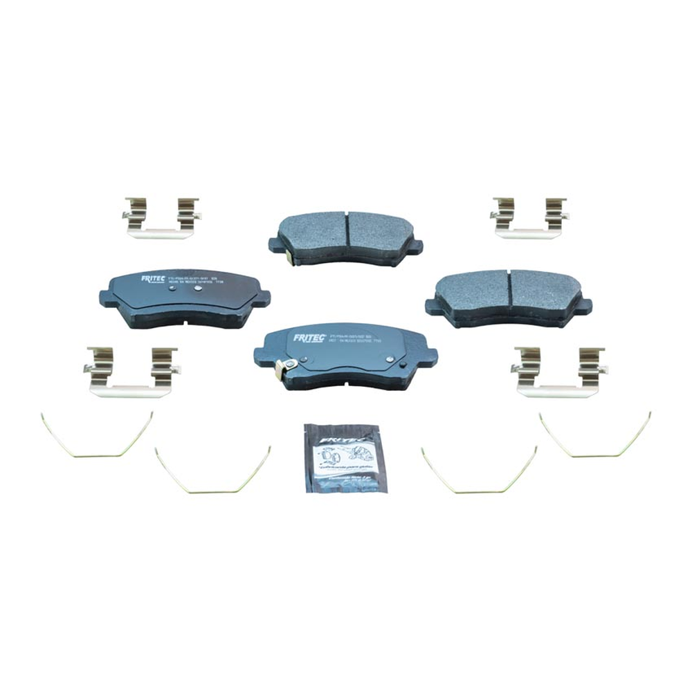 BALATA DELANTERA FORTE 017-019, ELANTRA GT 016-017 (132.4mm LARGO) C/ORIFICIO PARA SEGURO