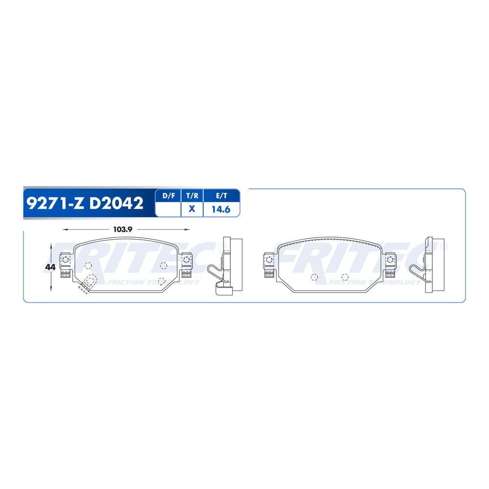 BALATA TRASERA DISCO MAZDA 3 017-018 (HECHO EN JAPON C/FRENO ELECT.)