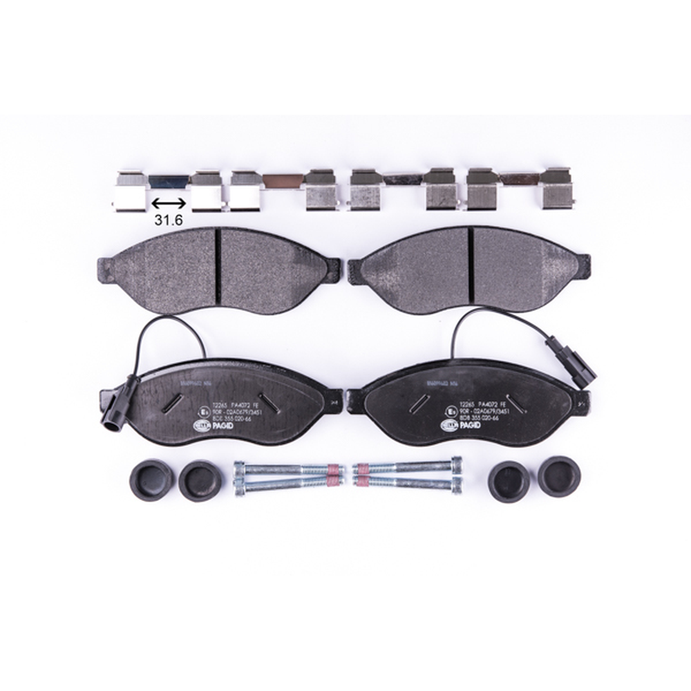 BALATA DELANTERA FIAT DUCATO 2.3L 08-015 (SISTEMA BREMBO)