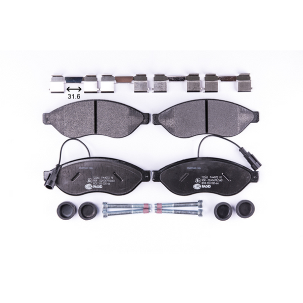 BALATA DELANTERA FIAT DUCATO 2.3L 08-015 (SISTEMA BREMBO)